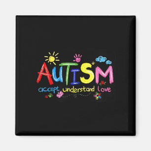 Aimant Autisme Accepter Comprendre l'amour Sensibilisatio