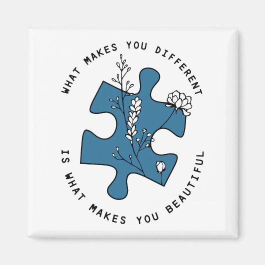 Aimant Autisme Ce Qui Vous Rend Différent Est Ce Qui Vous (Devant)