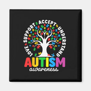 Aimant Autisme Chemise Aimer Accepter Soutenir Autisme Au