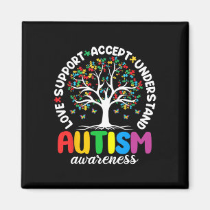 Aimant Autisme Chemise Aimer Accepter Soutenir Autisme Au