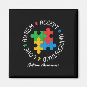 Aimant Autisme Chemise Aimer Accepter Soutenir Autisme Au