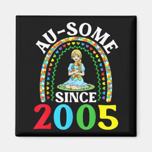 Aimant Autisme Incroyable Ausome Depuis 2005 Joyeux 21e A