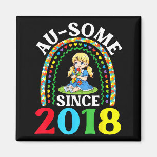 Aimant Autisme Incroyable Ausome Depuis 2018 Sensibilisat