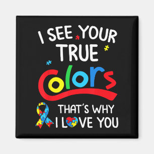 Aimant Autisme Main Je Vois Vos Vrais Couleurs Sensibilis