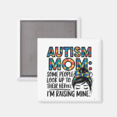 Aimant Autisme Maman Certaines personnes regardent vers l (Recto/Verso)