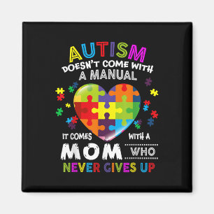 Aimant Autisme Maman Ne Vient Pas Avec Une Femme Manuel A