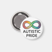 Aimant Autistic Pride Neurodiversity Acceptance (Recto/Verso)