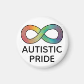 Aimant Autistic Pride Neurodiversity Acceptance (Devant)