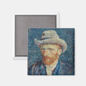 Aimant Auto portrait de Van Gogh (Recto/Verso)