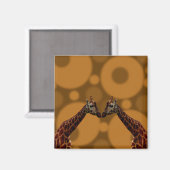Aimant Auto-réflexion Giraffe, (Recto/Verso)