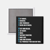 Aimant AUTO-RESPECT - Motivationnel (Recto/Verso)