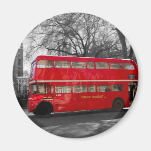Aimant Autobus rouge de Londres Routemaster