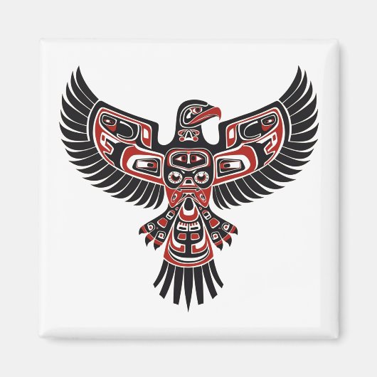 Aimant Autochtones Haïdas Du Pacifique Nord-Ouest (Devant)