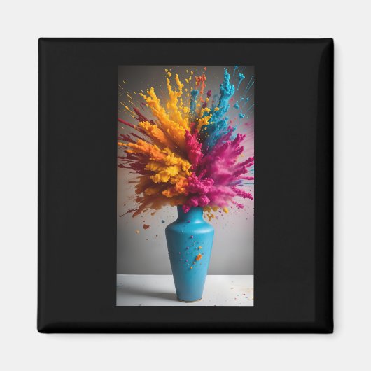 Aimant Autocollant Color Burst (Devant)