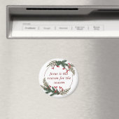 Aimant Autocollant d'Écriture Sainte de Noël chrétien (In Situ (Lave-vaisselle))