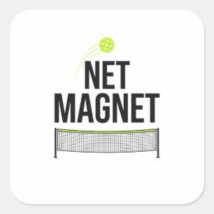 Aimant autocollant drôle pour filet de pickleball