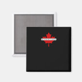 Aimant Autocollant Nous sommes avec le Canada (Recto/Verso)