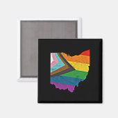 Aimant Autocollant Ohio Pride (Recto/Verso)