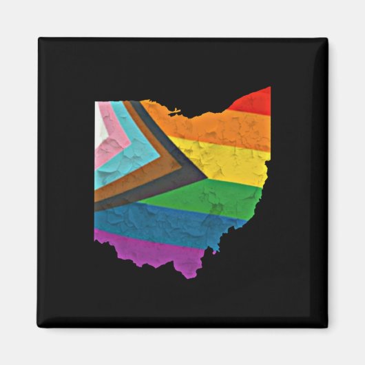 Aimant Autocollant Ohio Pride (Devant)