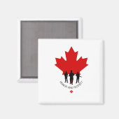 Aimant Autocollant pour vétérans canadiens (Recto/Verso)