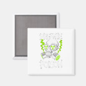 Aimant Autocollant Toxic Skull Drifter (Recto/Verso)