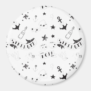 Aimant Autocollants Tattoo Flash Hope