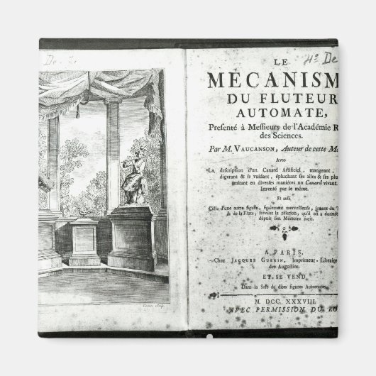 Aimant Automatons, illustration du frontispece (Devant)