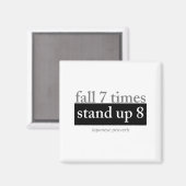 Aimant Automne 7 fois, debout 8 (Recto/Verso)