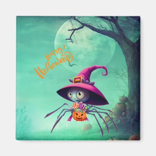 Aimant Automne/araignée/sorcier/halloween
