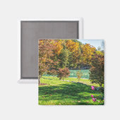 Aimant Automne au Dogwood (Recto/Verso)