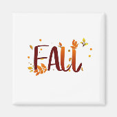 Aimant Automne/Automne/Feuille (Devant)