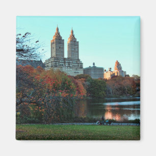 Aimant Automne : Central Park Lake, San Remo