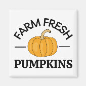 Aimant Automne citrouille Automne (Devant)