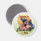 Aimant Automne en Ohio (Recto/Verso)