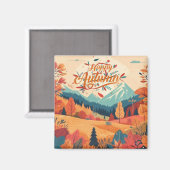 Aimant Automne/feuilles/colorées (Recto/Verso)