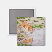 Aimant Automne l'aimant du poulet (Recto/Verso)