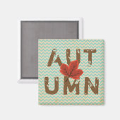 Aimant Automne moderne déprimé (Recto/Verso)