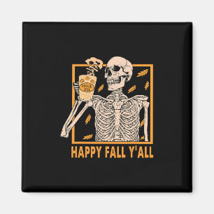 Aimant Automne Vous Les Femmes Halloween Squelette Épice