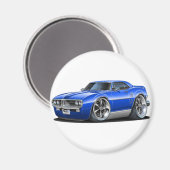 Aimant Automobile Firebird Blue 1967 (Recto/Verso)