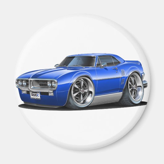 Aimant Automobile Firebird Blue 1967 (Devant)