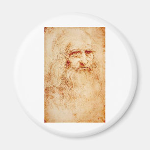 Aimant Autoportrait de Leonardo da Vinci circa 1510-1515