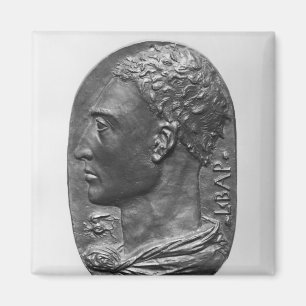 Aimant Autoportrait de médaillon