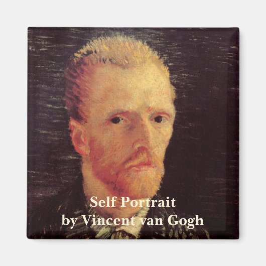 Aimant Autoportrait de Vincent van Gogh, Beaux-Arts Vinta (Devant)