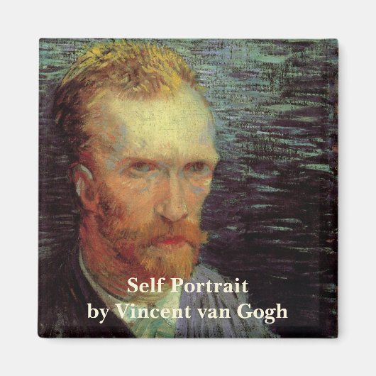 Aimant Autoportrait de Vincent van Gogh, Beaux-Arts Vinta (Devant)