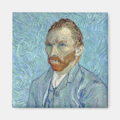 Aimant Autoportrait, Vincent van Gogh, 1889 (Devant)
