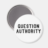 Aimant Autorité des questions (Recto/Verso)