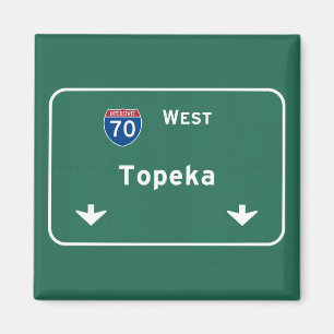 Aimant Autoroute d'autoroute nationale de ks de Topeka le