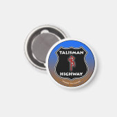 Aimant Autoroute du Talisman de la Reine des Runes (Recto/Verso)