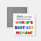 Aimant Autrement connu comme T-shirts de Meilleur-est (Recto/Verso)