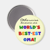 Aimant Autrement connu comme T-shirts et cadeaux de (Recto/Verso)